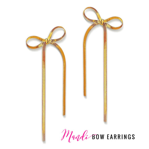 Mandi Bow Earrings