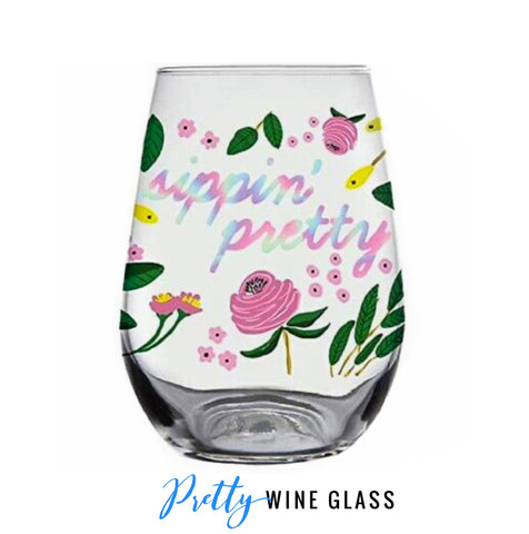 Pretty Wine Glass