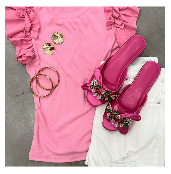 Tessi Ruffle Top