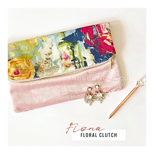 Fiona Floral Clutch